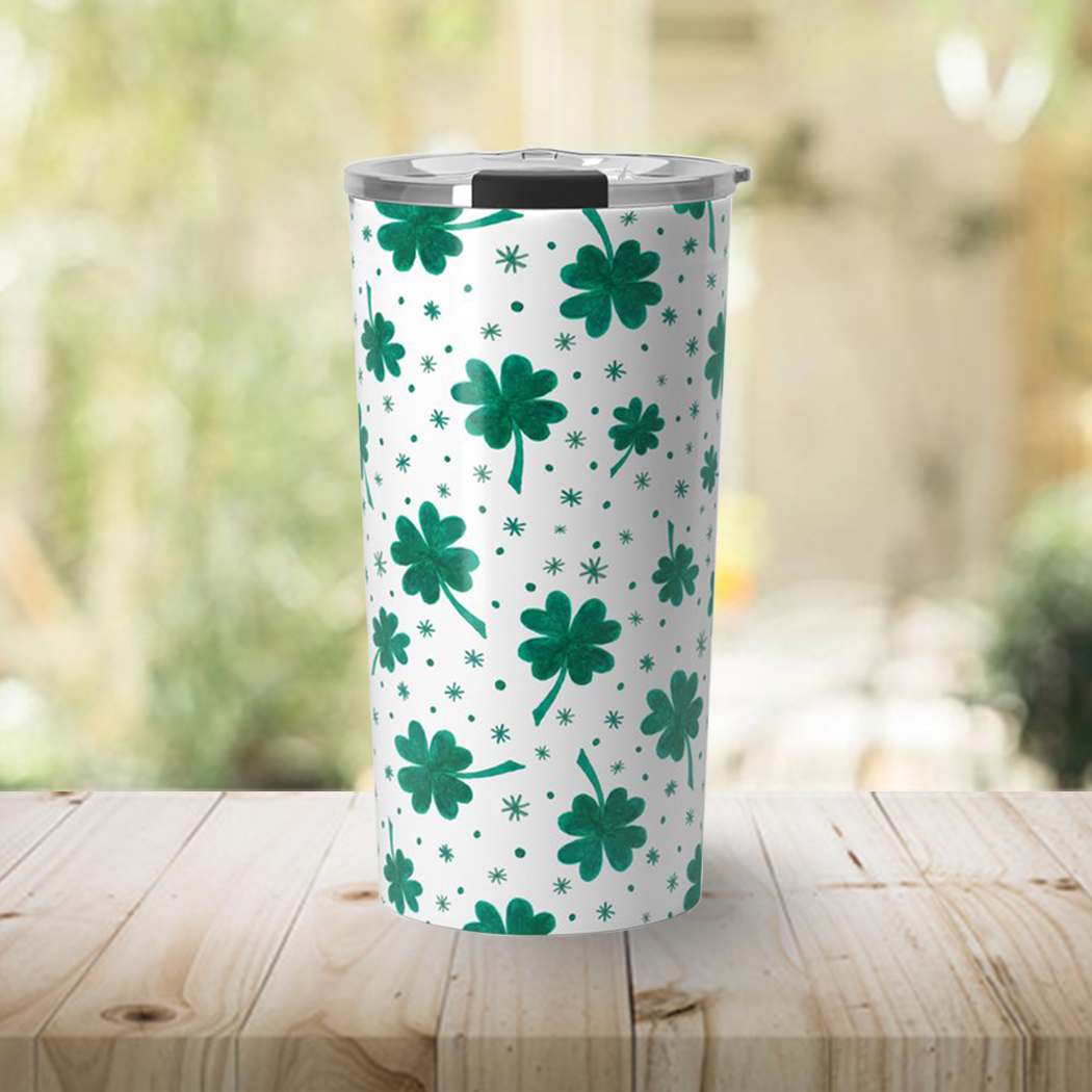 Four Leaf Clover | St. Patrick's Day Travel Mug