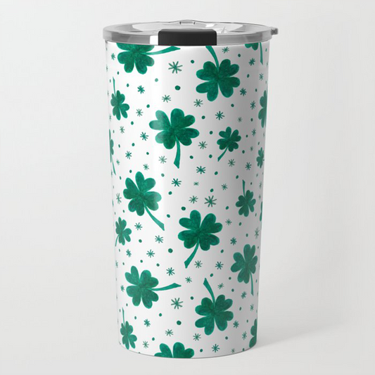 Four Leaf Clover | St. Patrick's Day Travel Mug
