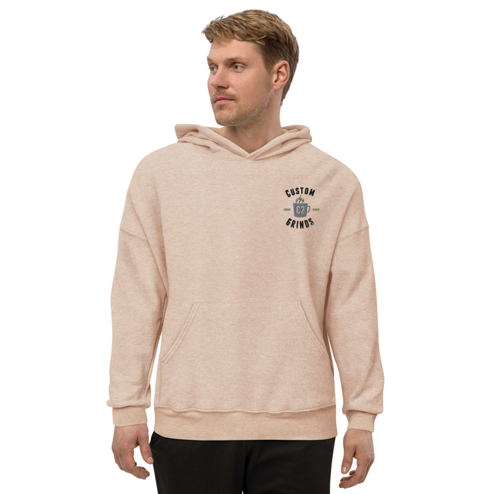 Unisex Sueded Fleece Hoodie
