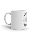 White glossy mug