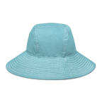 Wide brim bucket hat