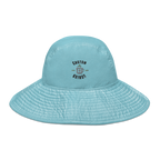 Wide brim bucket hat