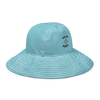 Wide brim bucket hat