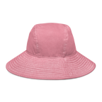 Wide brim bucket hat