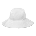 Wide brim bucket hat