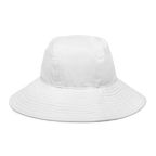 Wide brim bucket hat