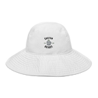 Wide brim bucket hat