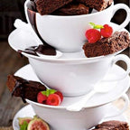 Wilmax Fine Porcelain White 3 Oz | 90 Ml Coffee Cup & Saucer Set Of 6 In Gift Box WL-880107/6C